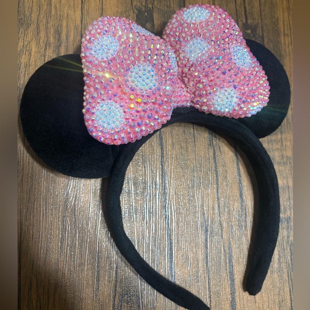 Handmade Rhinestone Minnie ears